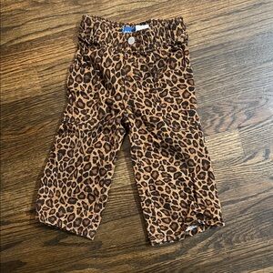 Old Navy Leopard Print Pull-On Kids Pants - Brown